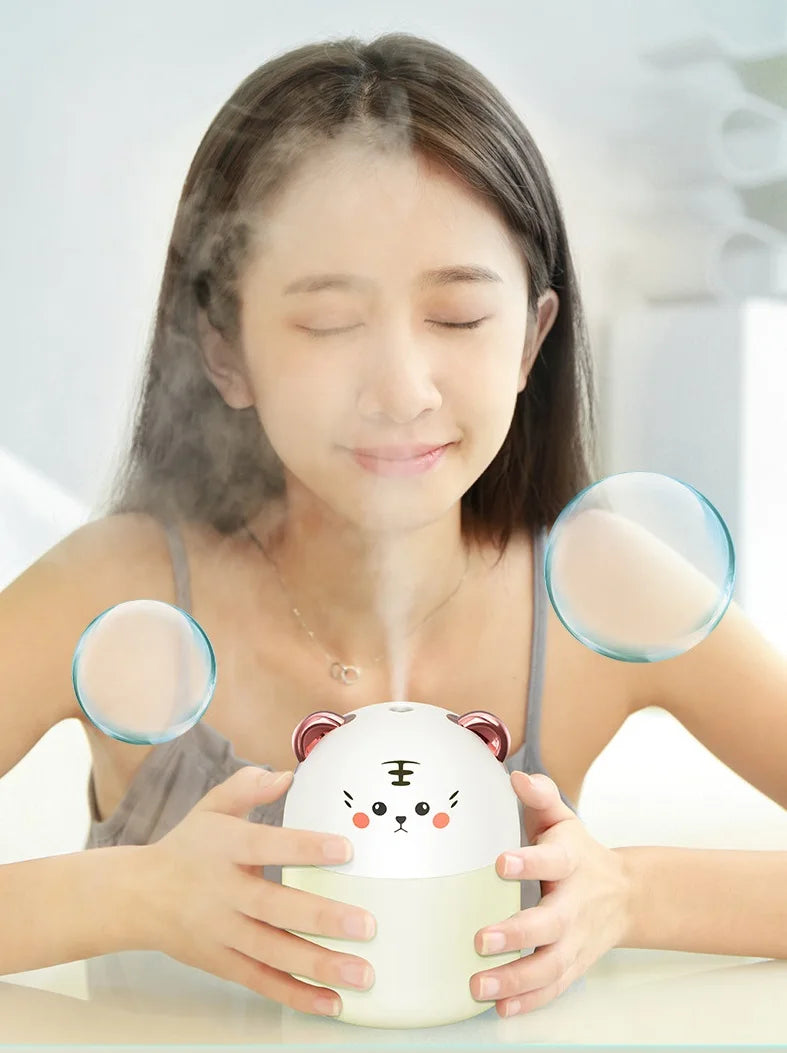 250ml New Desktop Humidifier With Colorful Atmosphere Light Cold Mist Aroma Diffuser Home Bedroom Humidifier Purifies