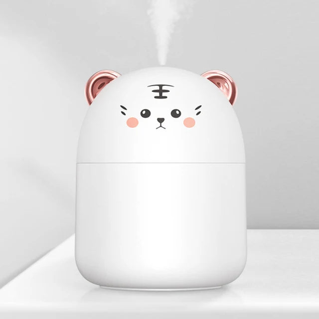 250ml New Desktop Humidifier With Colorful Atmosphere Light Cold Mist Aroma Diffuser Home Bedroom Humidifier Purifies